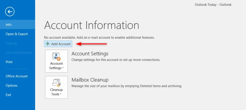 Windows Mail Settings 7
