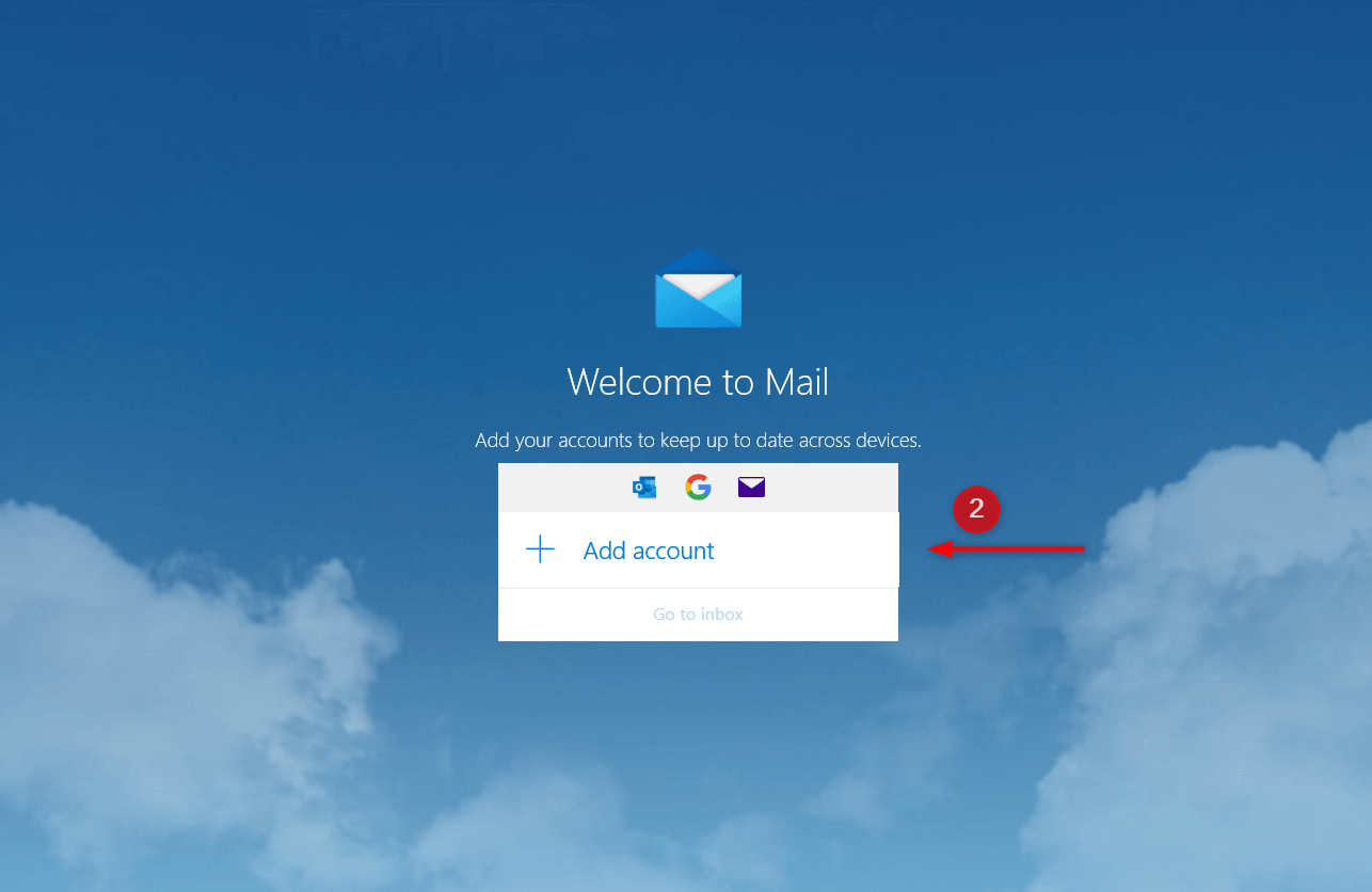 How To Configure My Email Client With Rackspace Mailbox 13 Windows Mail Setup - Step 2