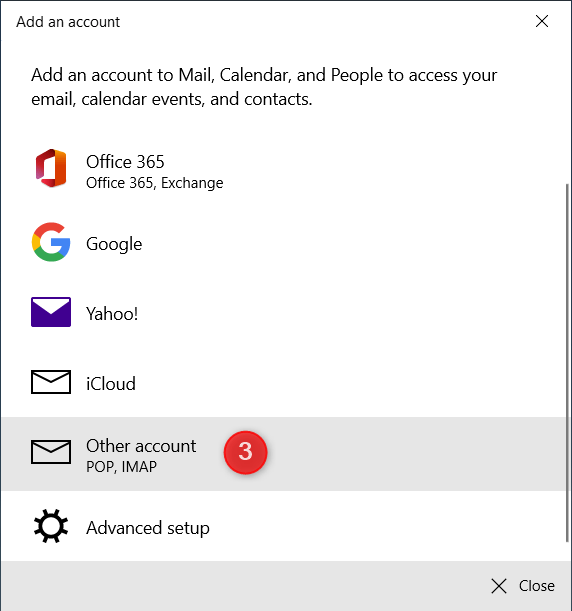 How To Configure My Email Client With Rackspace Mailbox 15 Windows Mail Setup - Step 3
