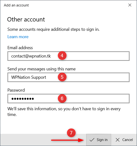 How To Configure My Email Client With Rackspace Mailbox 16 Windows Mail Setup - Step 6