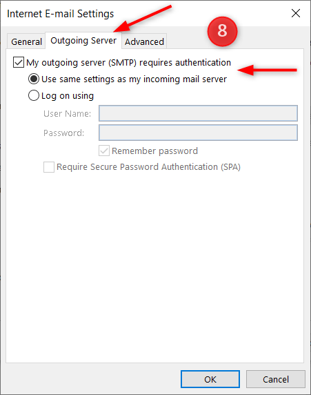 How To Configure My Email Client With Rackspace Mailbox 24 Microsoft Outlook Setup - Step 8