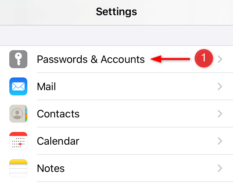 How To Configure My Email Client With Rackspace Mailbox 33 Ios Mail Setup - Step 1