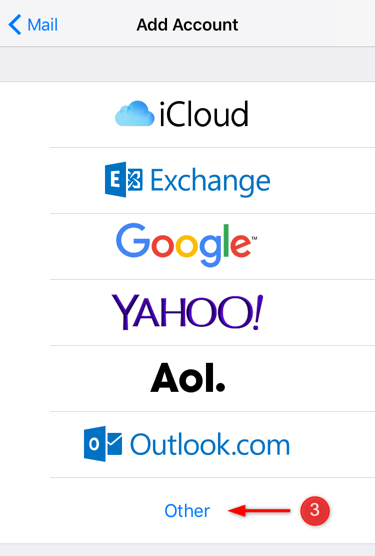 How To Configure My Email Client With Rackspace Mailbox 35 Ios Mail Setup - Step 3