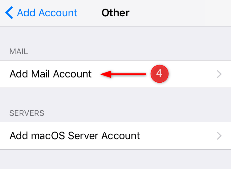 How To Configure My Email Client With Rackspace Mailbox 36 Ios Mail Setup - Step 4